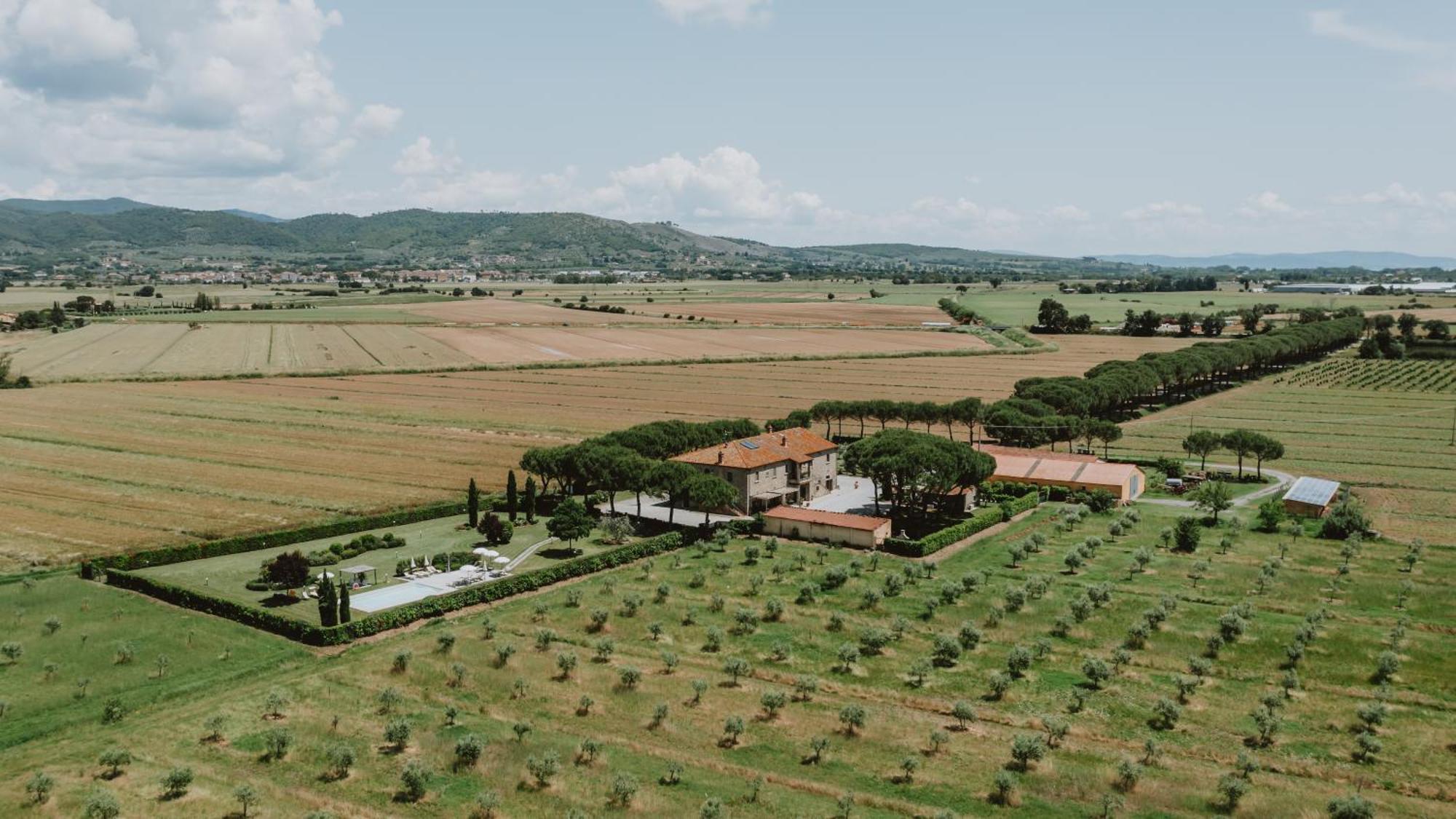 Terra Di Cortona Villa Bagian luar foto